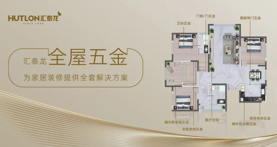 匯泰龍全屋五金一站式解決方案，共筑美好生活！